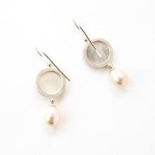 Load image into Gallery viewer, Mother of Pearl and Drop Pearl Earrings