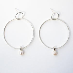 Pearl Hoops