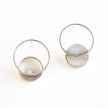 Load image into Gallery viewer, Mother of Pearl Moon Studs