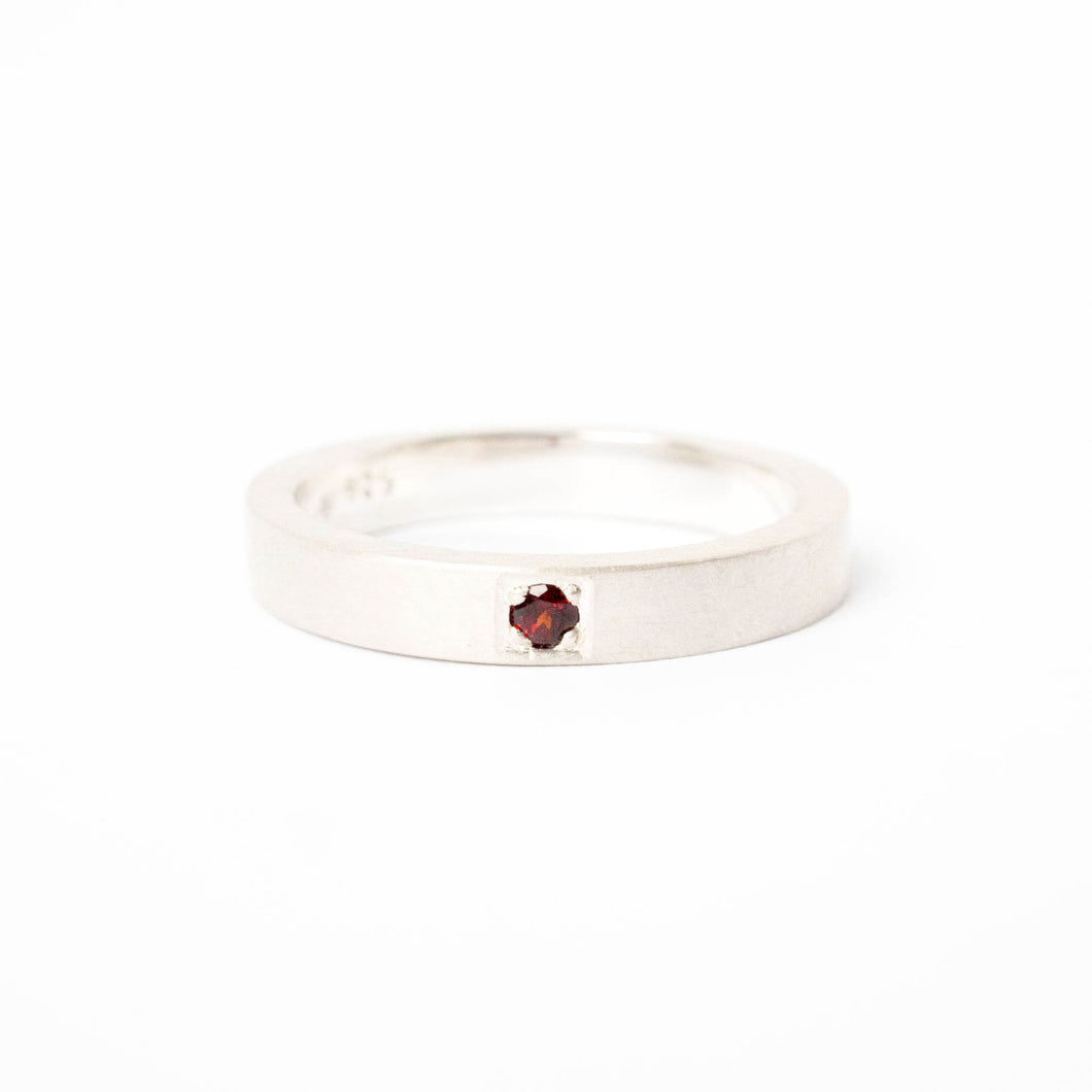 Garnet Pavé Ring
