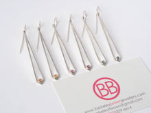 Load image into Gallery viewer, London Blue Topaz Dangly Earrings