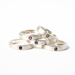 Pink Topaz Pavé Ring