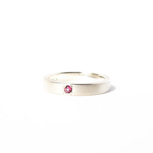 Pink Topaz Pavé Ring