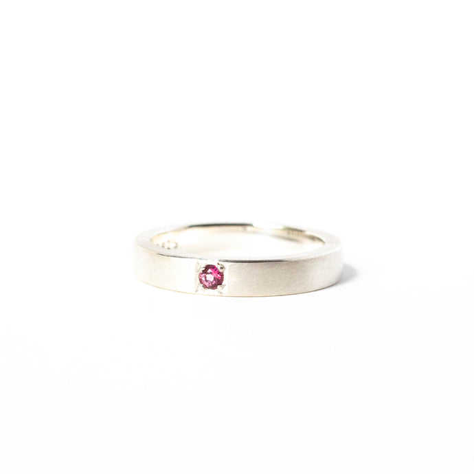 Pink Topaz Pavé Ring