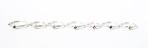 Pink Topaz Cube Ring