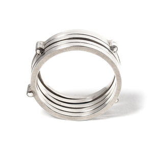 Riveted Stack Ring